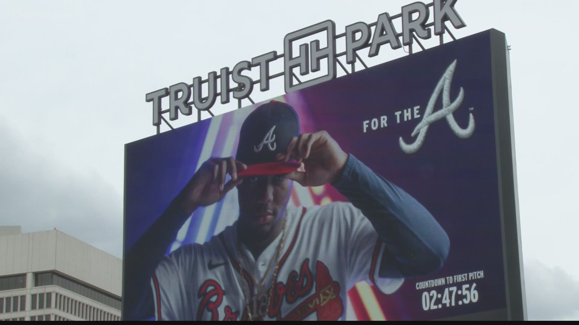 13,500 fans were allowed inside Truist Park Friday for the Atlanta Braves matchup with the Philadelphia Phillies, but it felt like all of Atlanta was there.