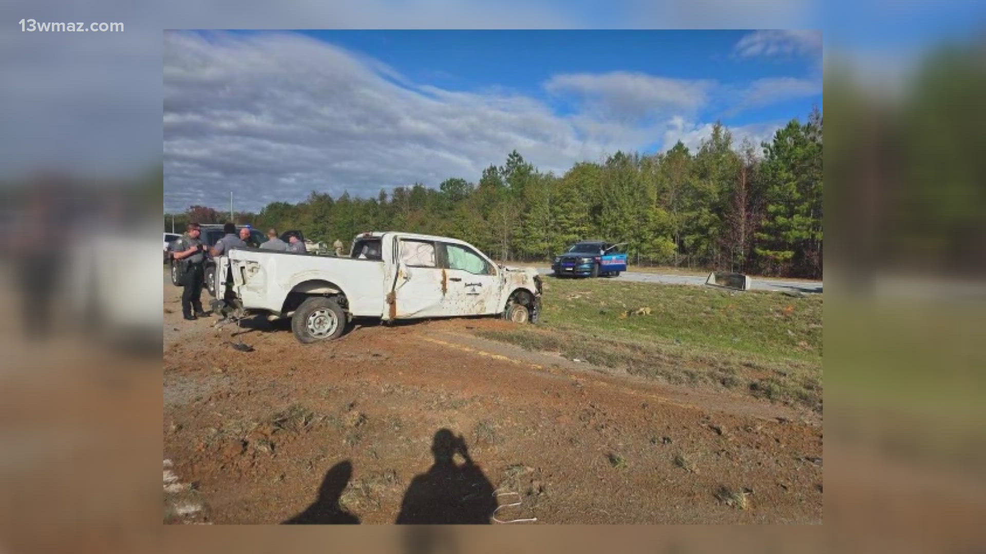 The chase ended just outside Gordon after Georgia State Patrol conducted a P.I.T. Maneuver, causing the truck to spin out, Sheriff Joel Cochran said.