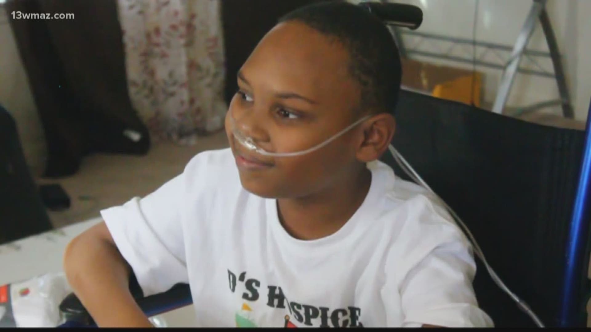 Young Entrepreneurs Striving surprised Jadarius Brown for his 12th birthday. He has congestive heart failure and has been in and out of the hospital.