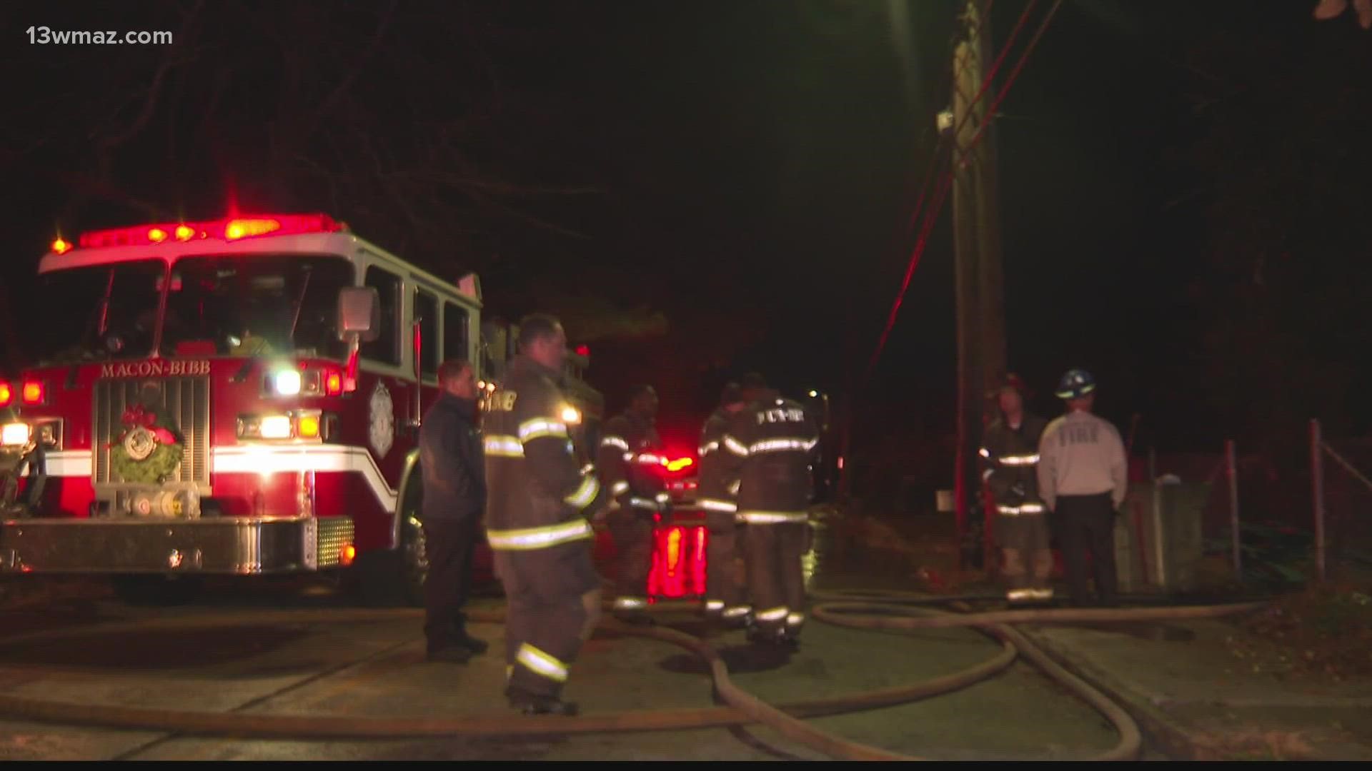 Macon-Bibb County Fire Chief Shane Edwards says all three houses were vacant. As of now, they have no witnesses, and no one was hurt.