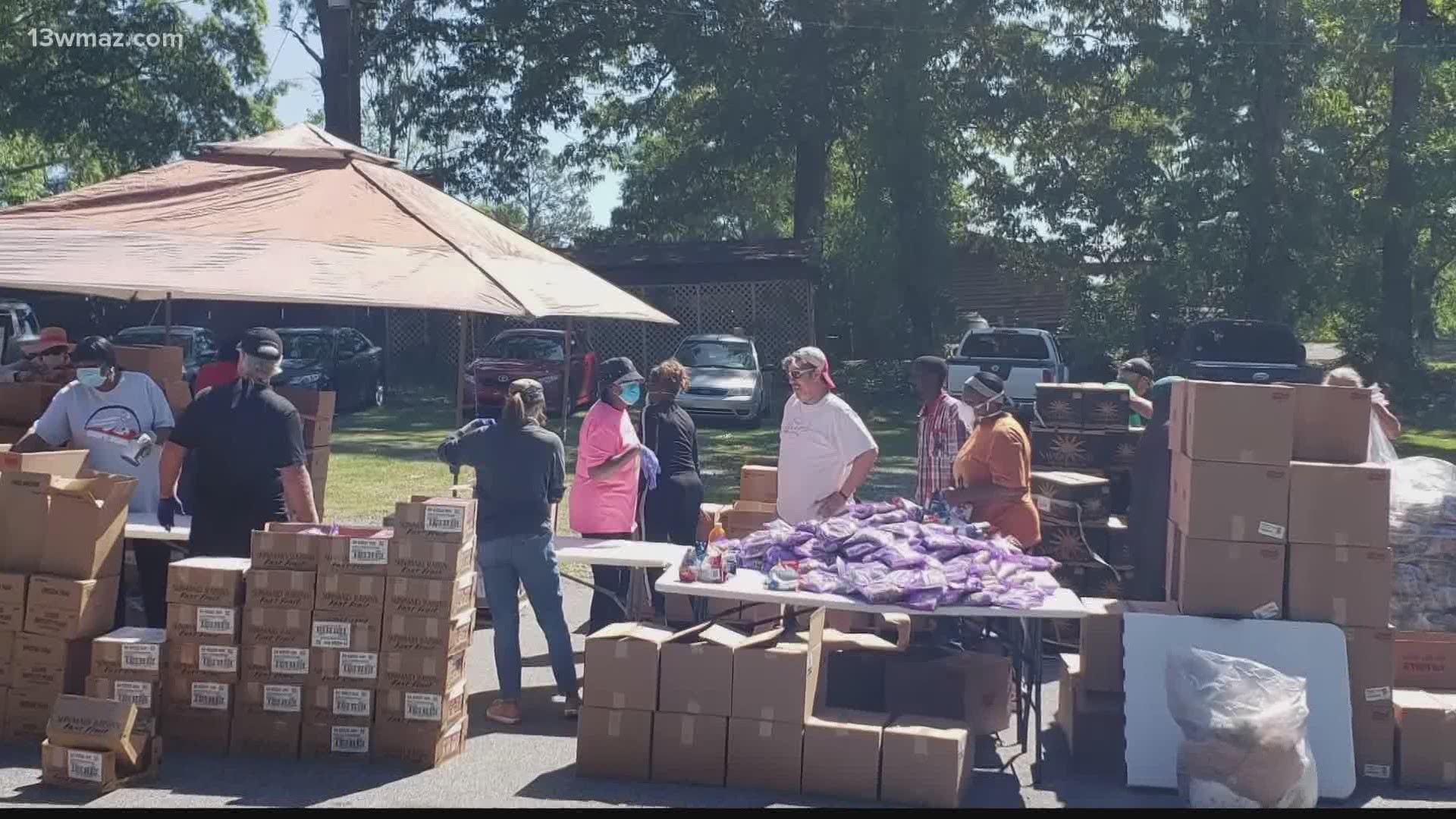 Jordan Chapel AME Church is sponsoring the Velma McFadden Missionary Food Bank distribution Wednesday from 11:30 a.m. to 1:30 p.m. on Bowen Hill Road in Haddock.