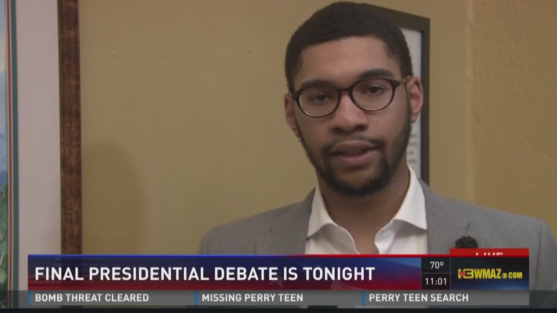 Mercer students react to final presidential debate