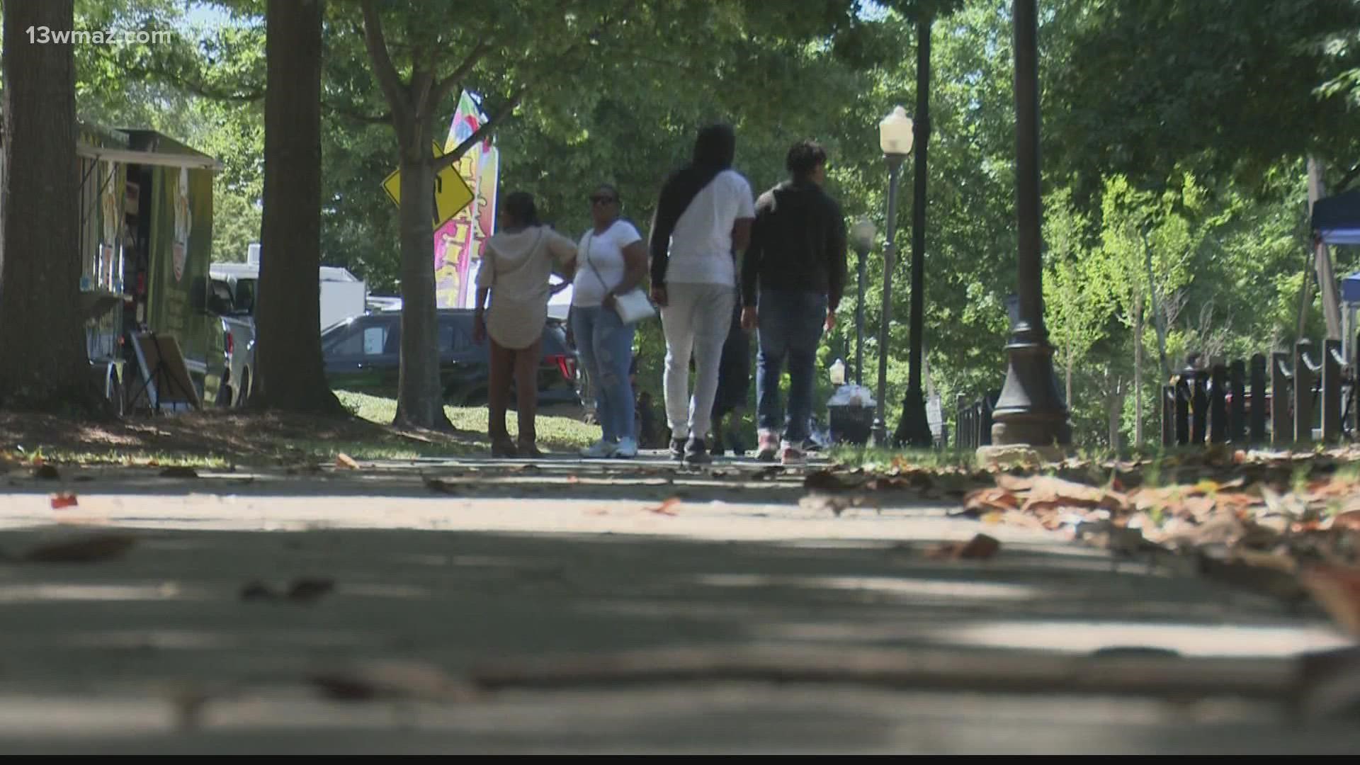 People went out to Tattnall Square Park to enjoy music, vendors and culture.