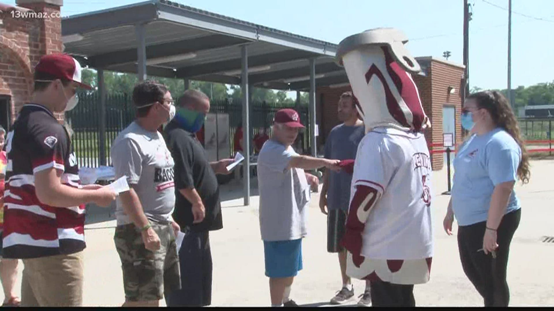 The event highlighted the new industrial size fans at Luther Williams Field.