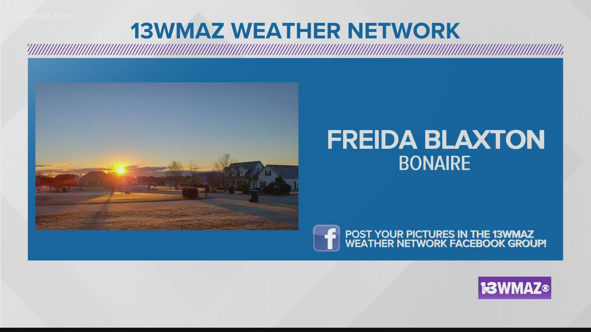 Meteorologist Alex Forbes has the highlights from the 13WMAZ Weather Network Facebook group.