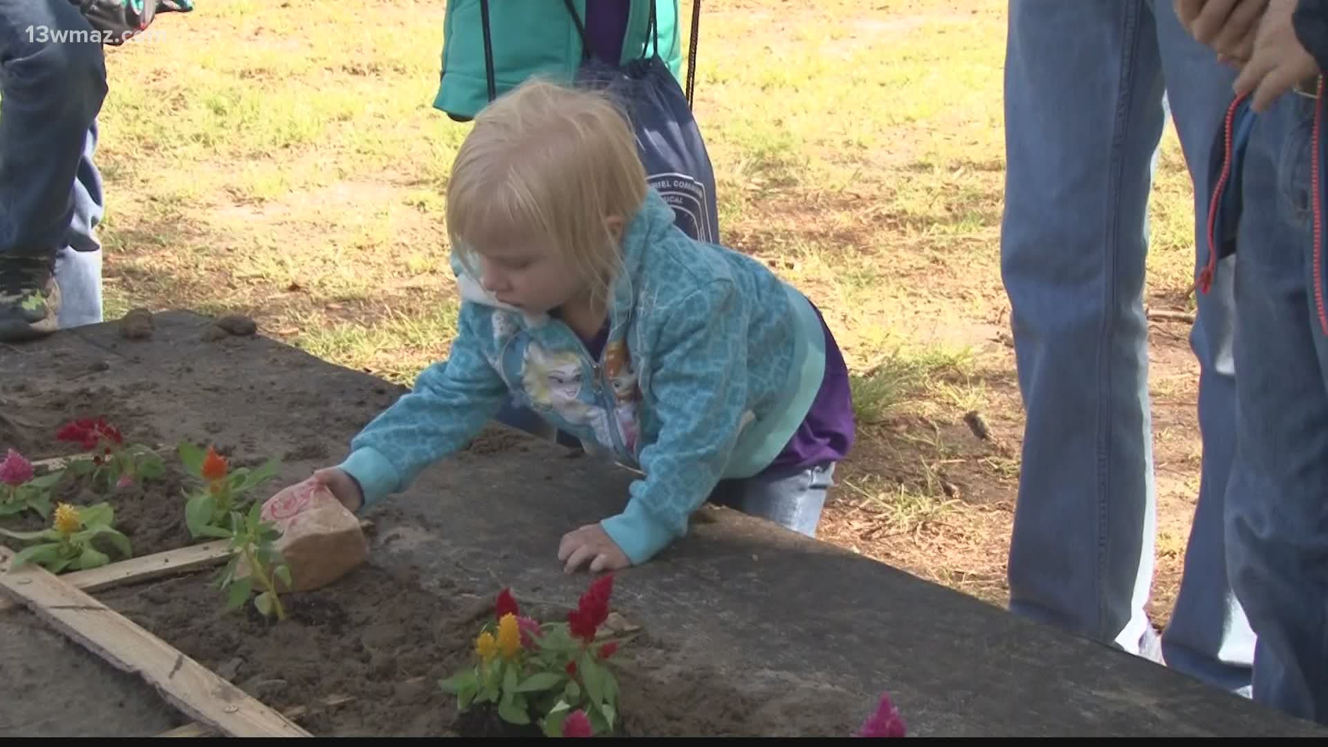 Robins Air Force Base dedicated a part of its H.O.P.E garden to children of base families.