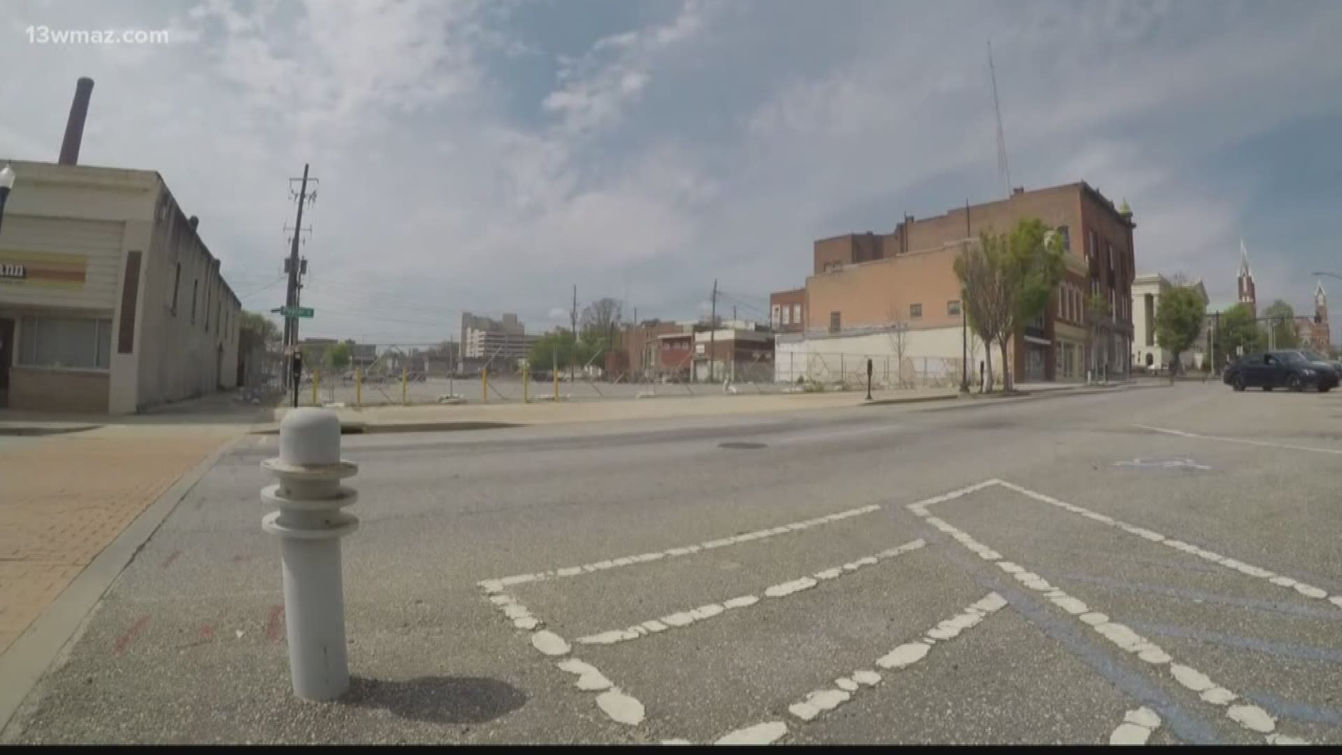 Developers for a big downtown Macon project are asking the county for more than $1 million to build two hotels, apartments, restaurants, and more.