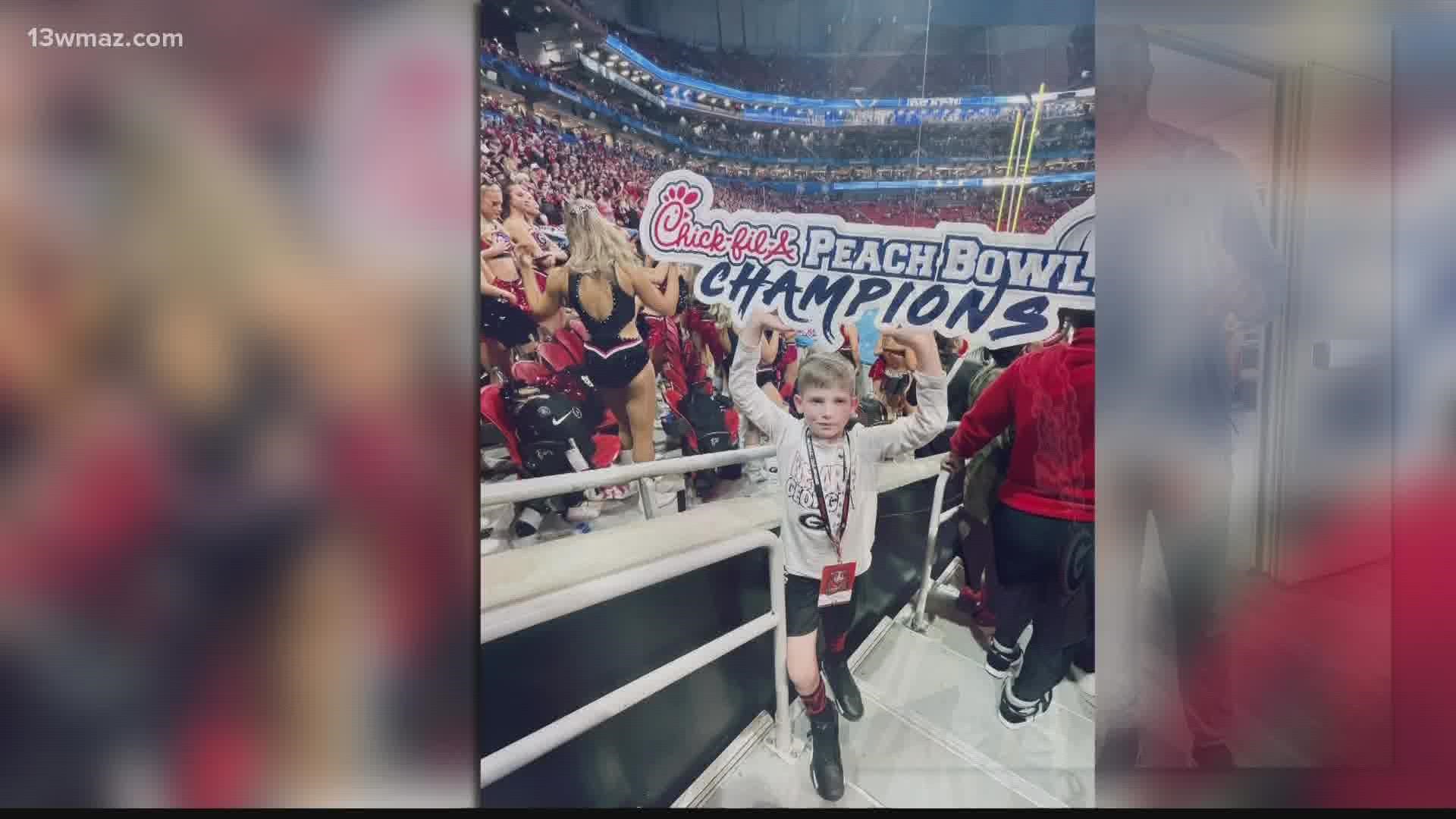 Kyler Pike was diagnosed with leukemia in 2017. He's been in remission for two years. With the help of Team Impact, they gave him a big surprise.