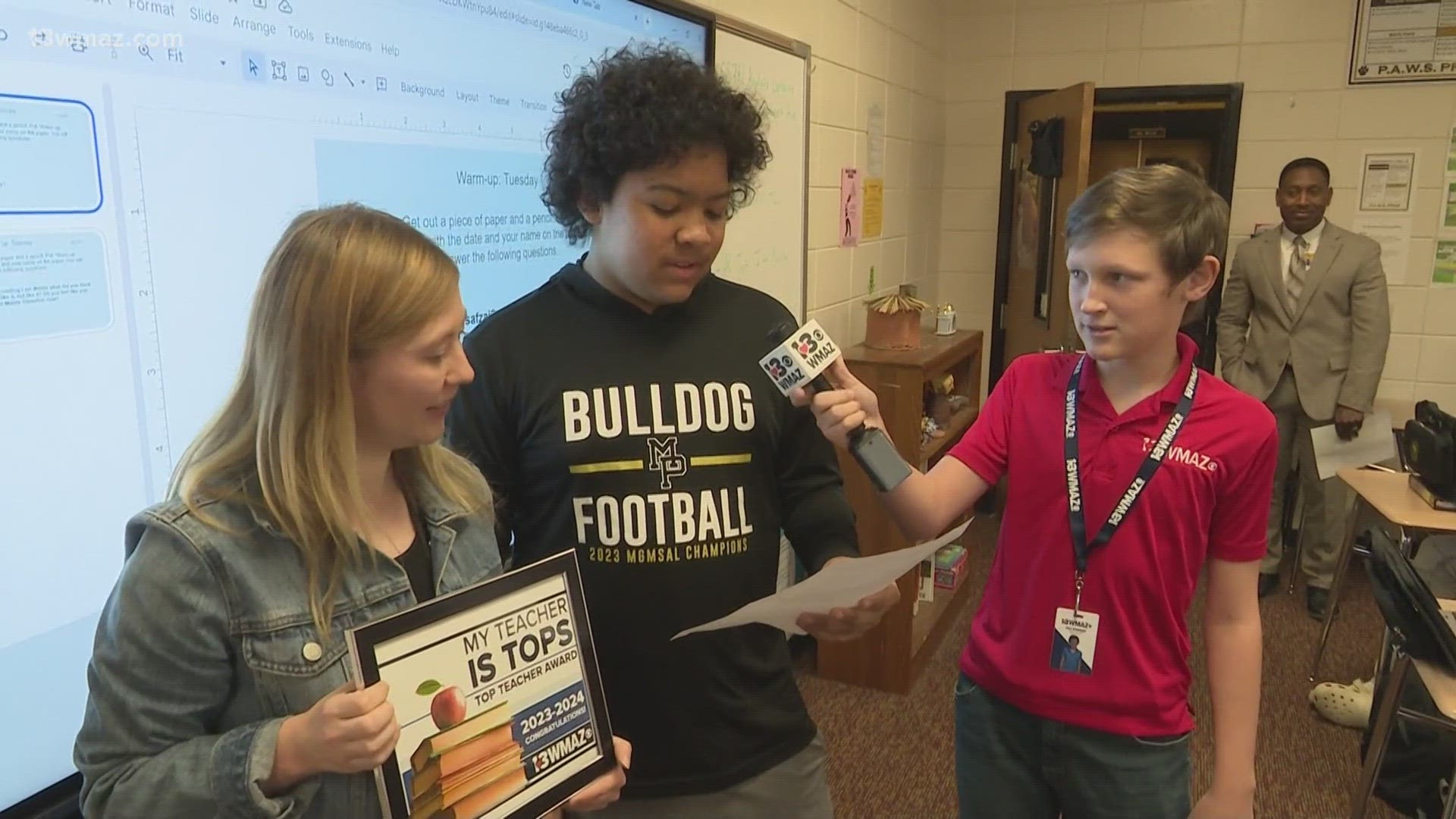 ​Two teachers were nominated by one student so we surprised them both!