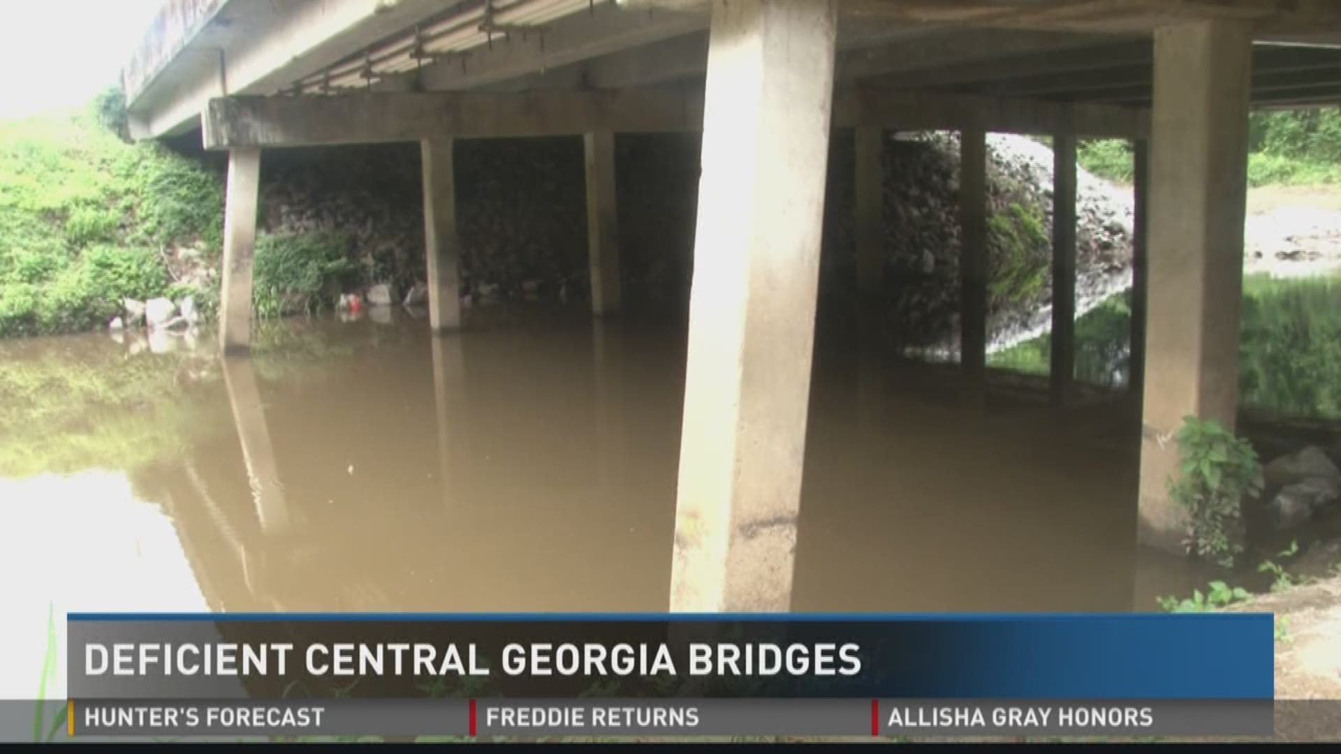 Deficient Central Georgia bridges