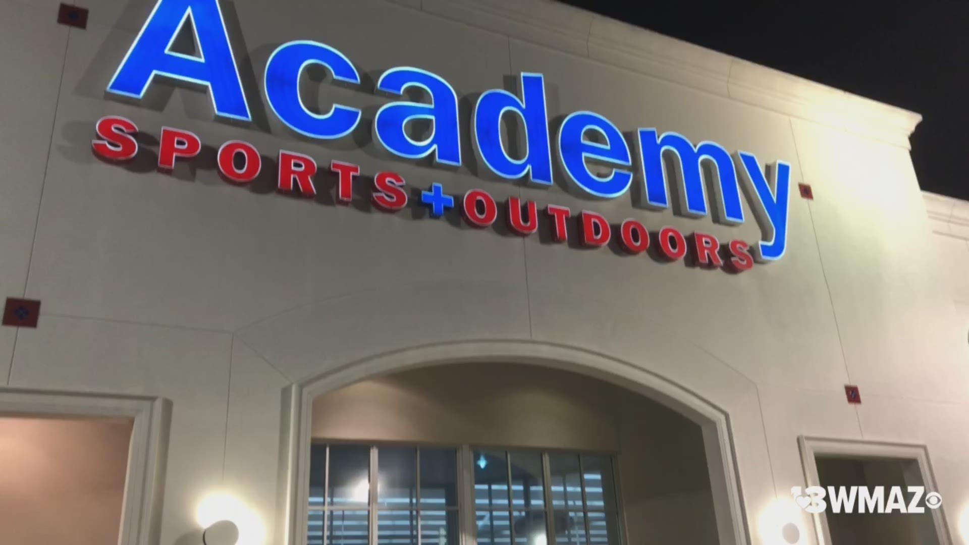 A Macon man is charged with armed robbery after an incident at Academy Sports Saturday. It happened around 6 p.m. at the Eisenhower Parkway location.