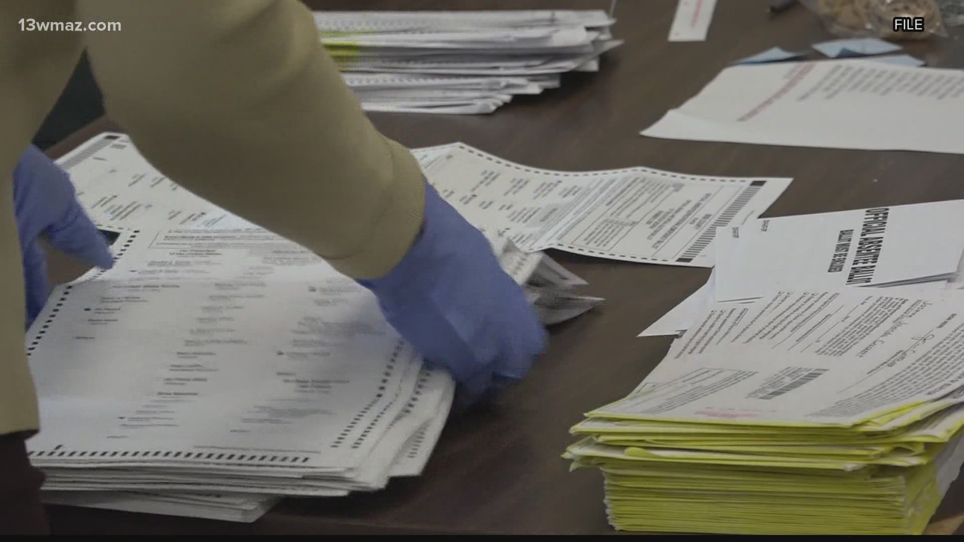 Houston County Board of Elections spent the day tallying up their final results. They've scanned all 20,000 of their absentee ballots and reviewing mistakes
