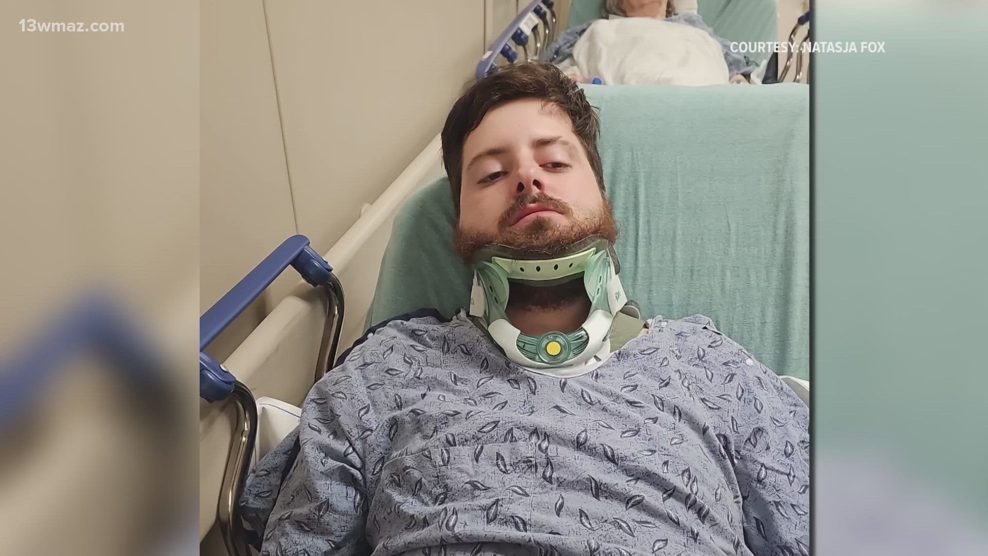 While he is still shaken up after he was hit by a car while riding his bike, Charlie Derks says he hopes Jones County will add a bicycle lane for others.