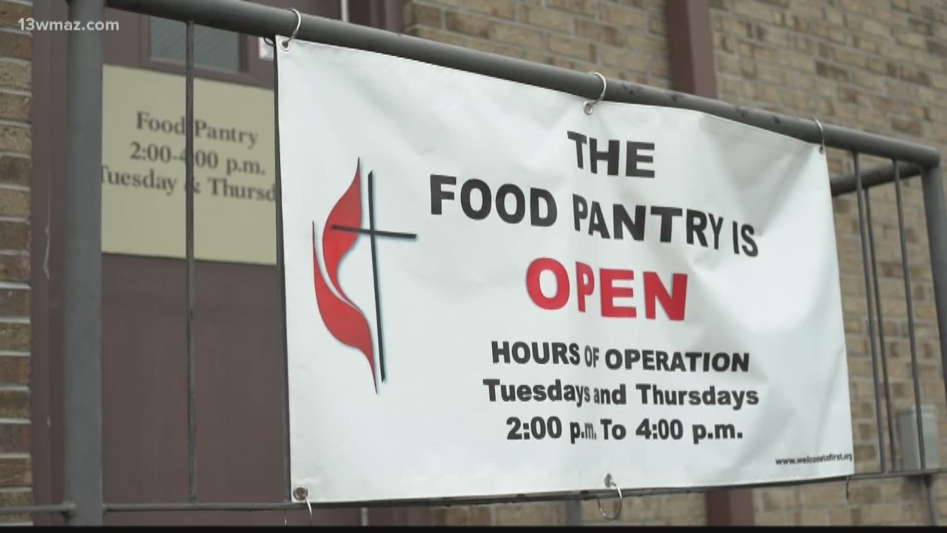 First United Methodist Church works with the Middle Georgia Community Food Bank to help provide food for children and their families in Warner Robins.
