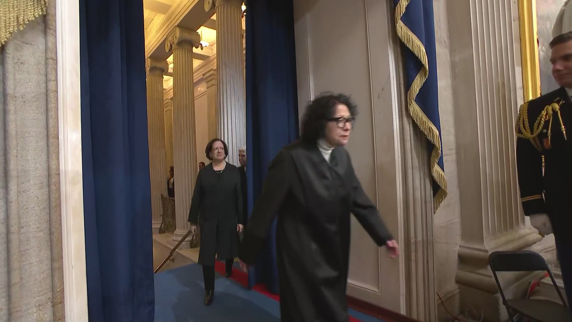 Supreme Court Justices arrives at Donald Trump's Inauguration