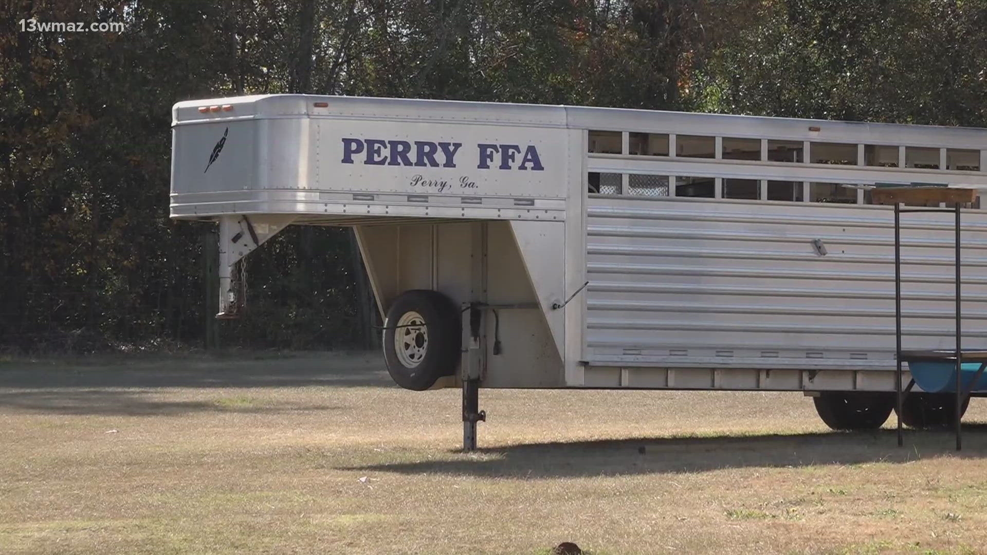 The Future Farmers of America program is teaching students about caring for animals.