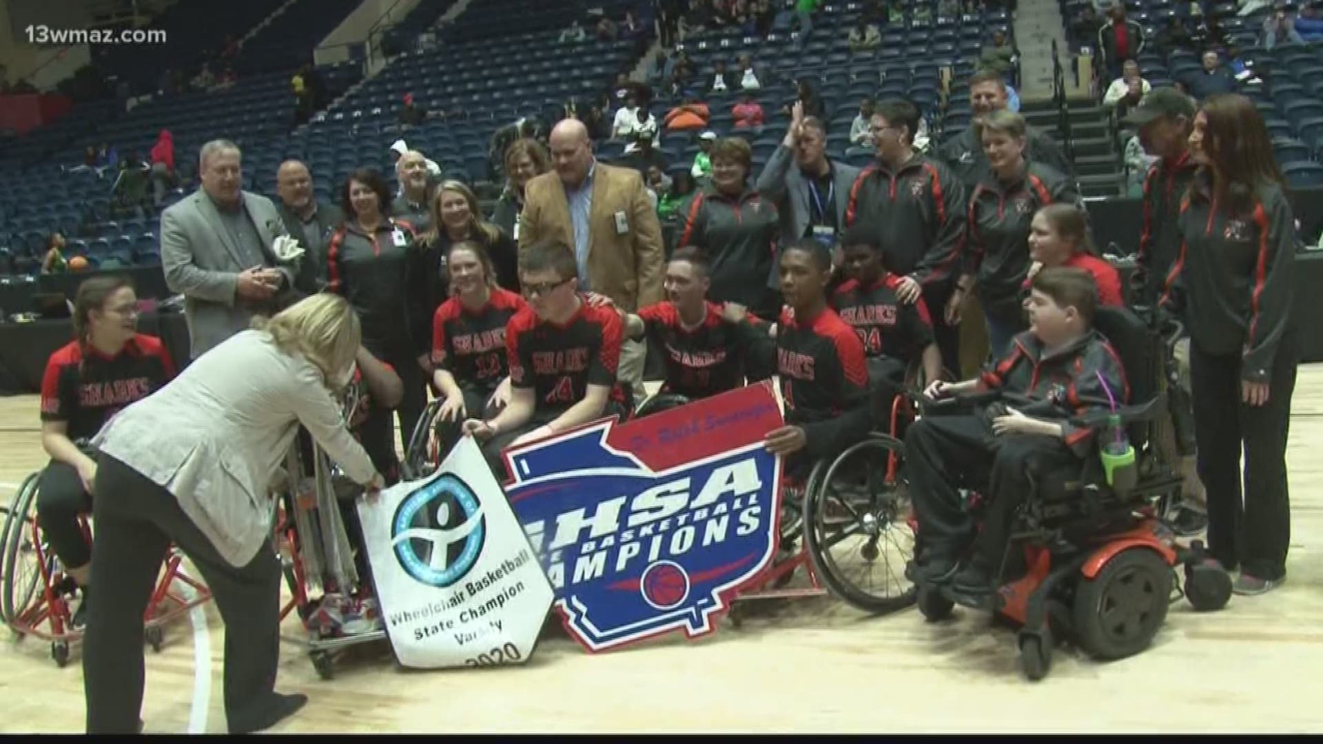 The Houston County Sharks are winners of 7 straight wheelchair basketball state championships, and defeating Henry County Friday would give them the 'Great 8.'