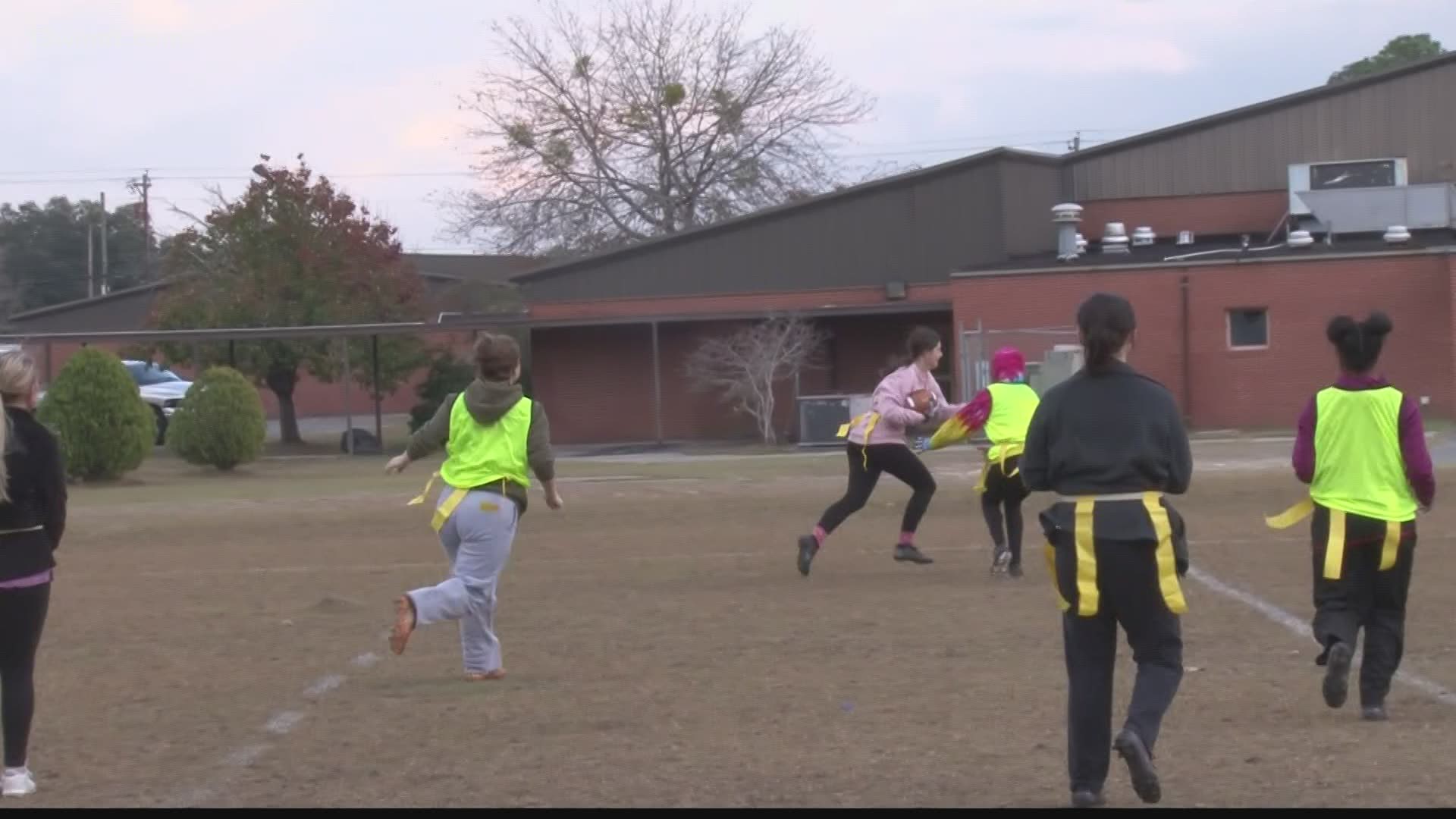 A group of young ladies are busy leaving a legacy in a league of their own in the inaugural season of GHSA flag football