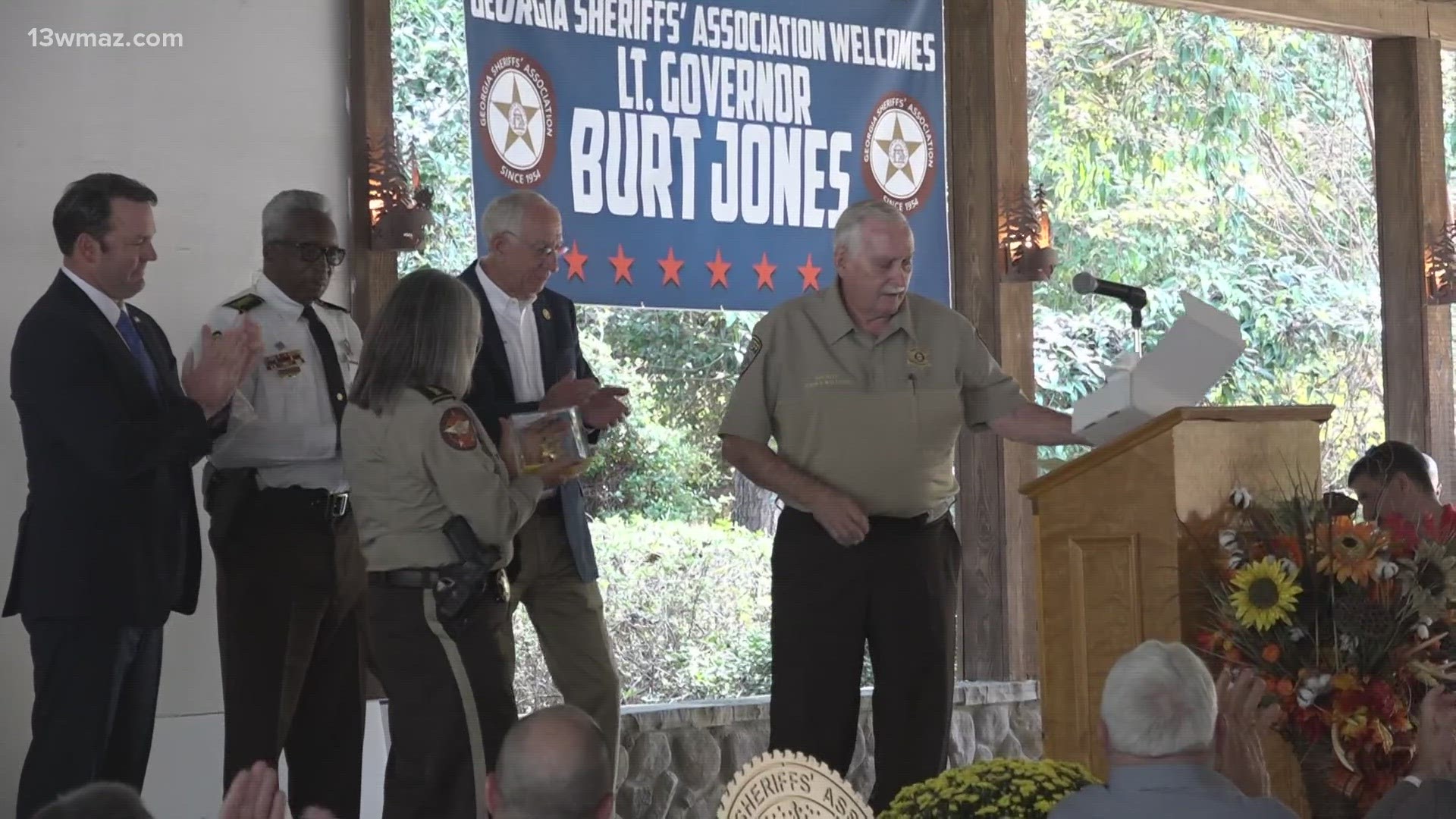 The sheriff of the year is from Jackson County. But one local sheriff received special recognition for years of service.