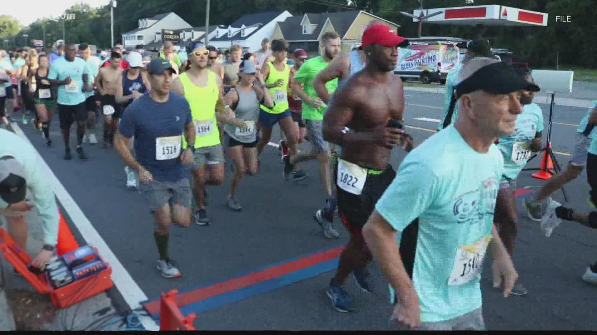 This race serves as a qualifier for next year's Peachtree Road Race.