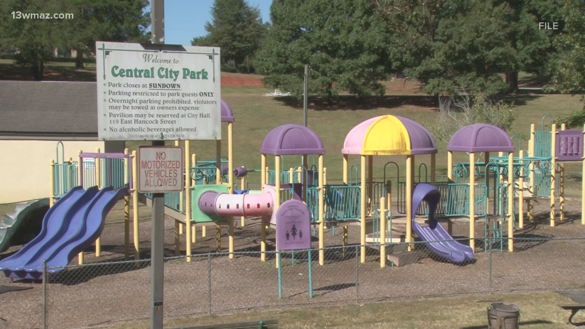 City Councilman Walter Reynolds says the playground equipment at Central City Park was last replaced when he was in middle school in the 90s