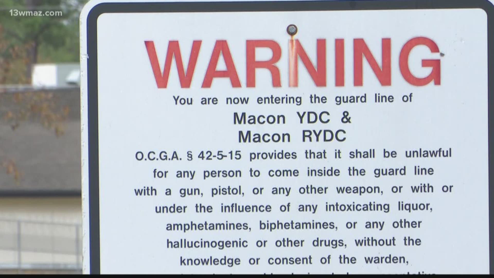 The US Department of Justice says the Macon Youth Detention Center's record is one of the worst in the country.