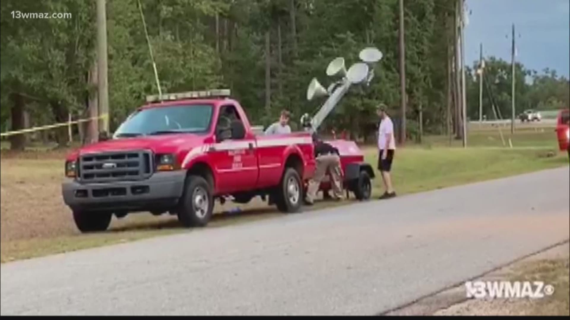 A man who described himself as a rock collector said he got a shipment of depleted uranium the size of a piece of gravel and believed he lost it in his yard.