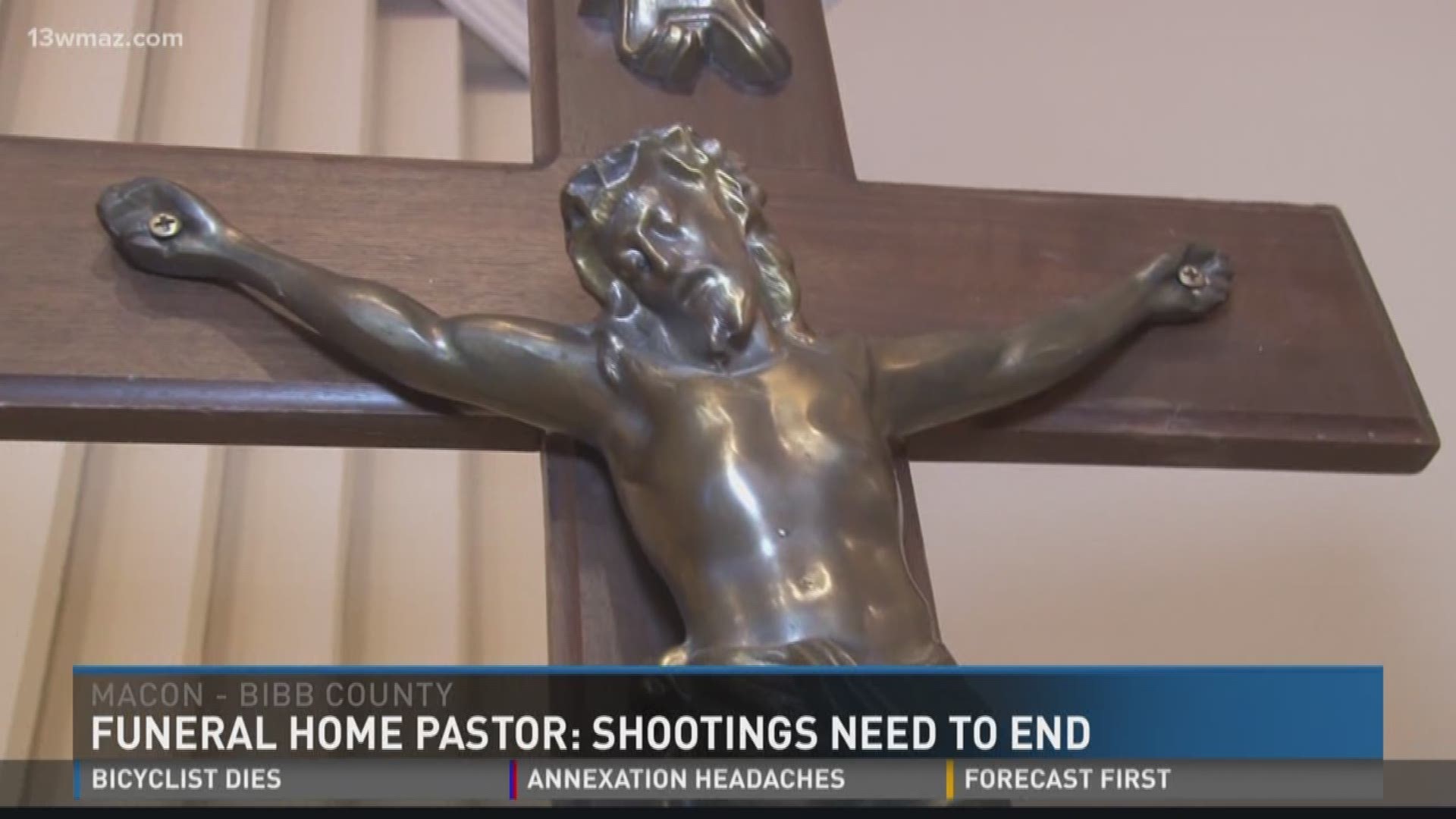 Funeral home pastor: Shootings need to end
