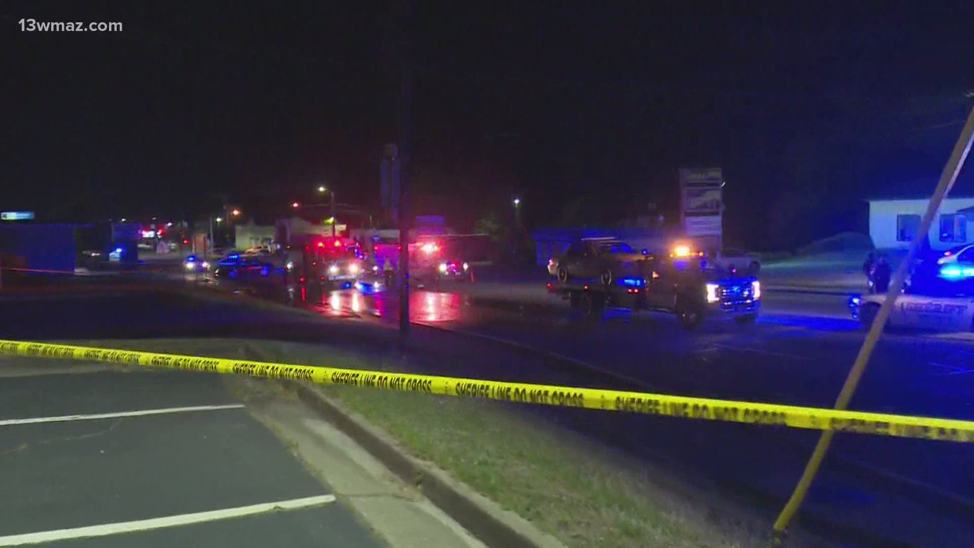 A pedestrian was hit and killed by a car on Mercer University Drive Thursday evening.