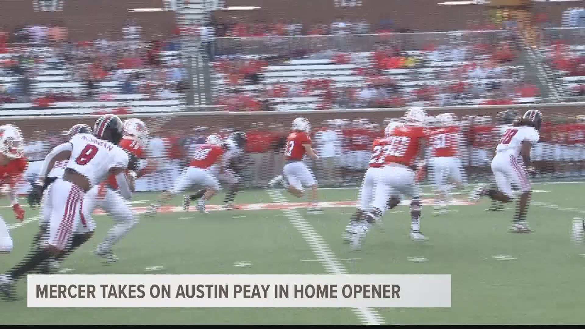 Austin Peay uses two pick-sixes to beat Mercer on the road.