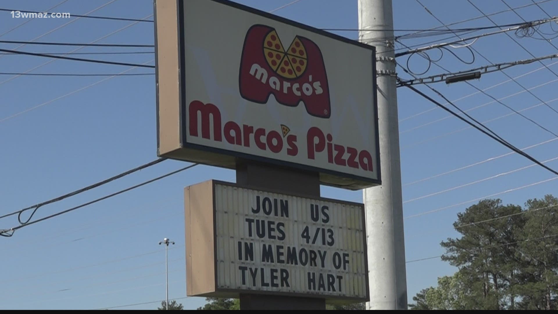 Tyler Hart worked at Marco's Pizza for nine months. He was killed in a car accident last weekend. Now, the pizza shop is hosting a fundraiser for his family.