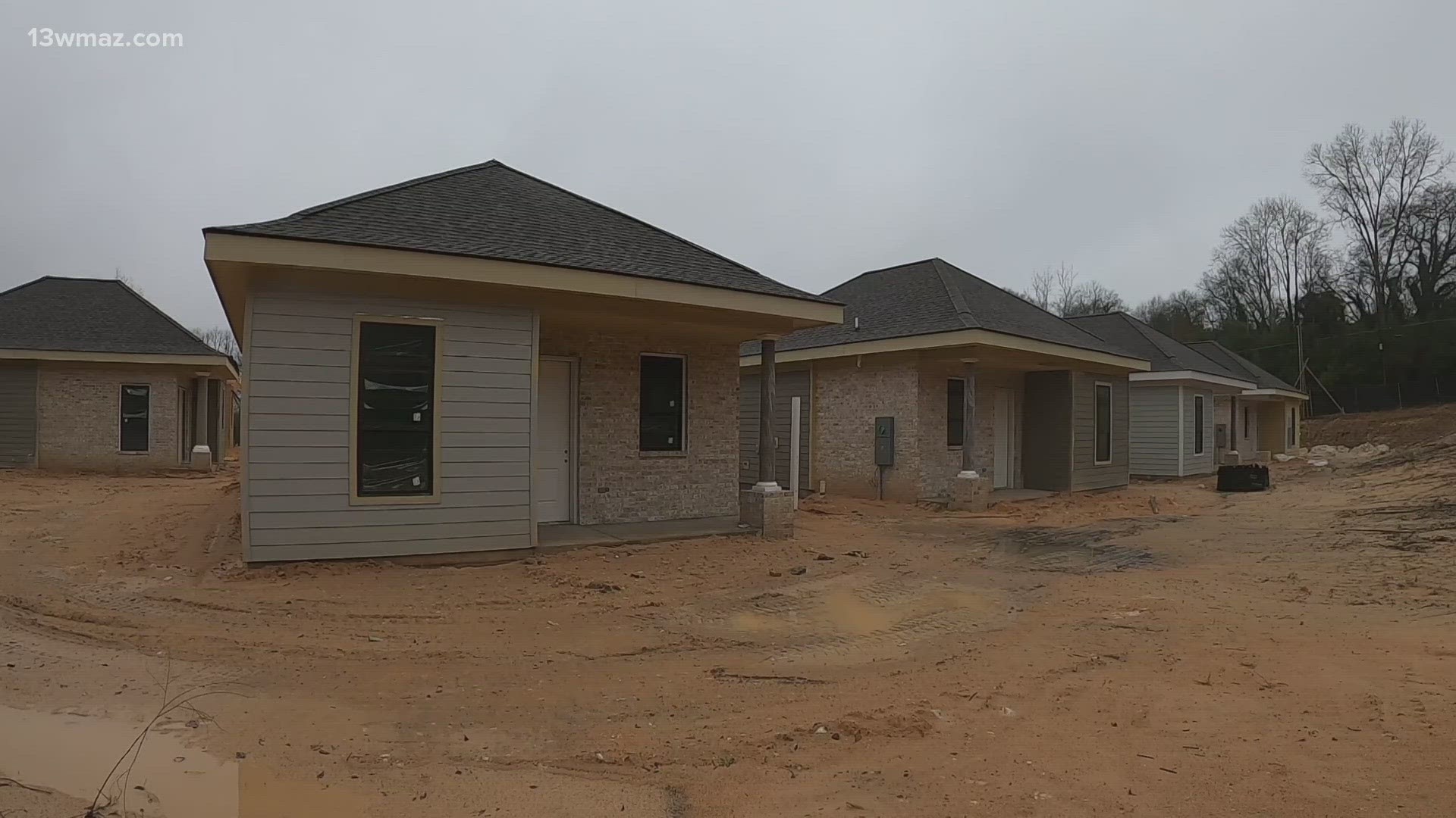 River Edge Behavioral Health is building permanent homes in east Macon for homeless people. They hope to have the ten homes completed in May 2024.