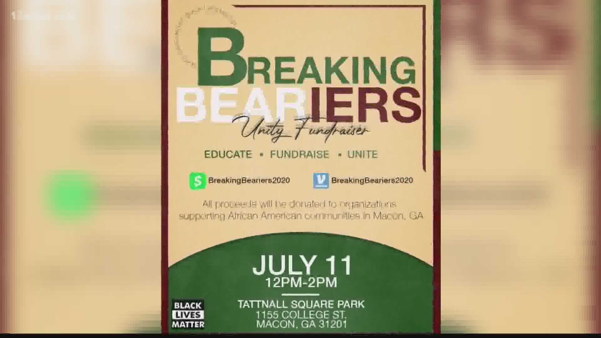 Former Mercer football players are making their voices heard and looking to create a dialogue this weekend with a rally called "Breaking Beariers."