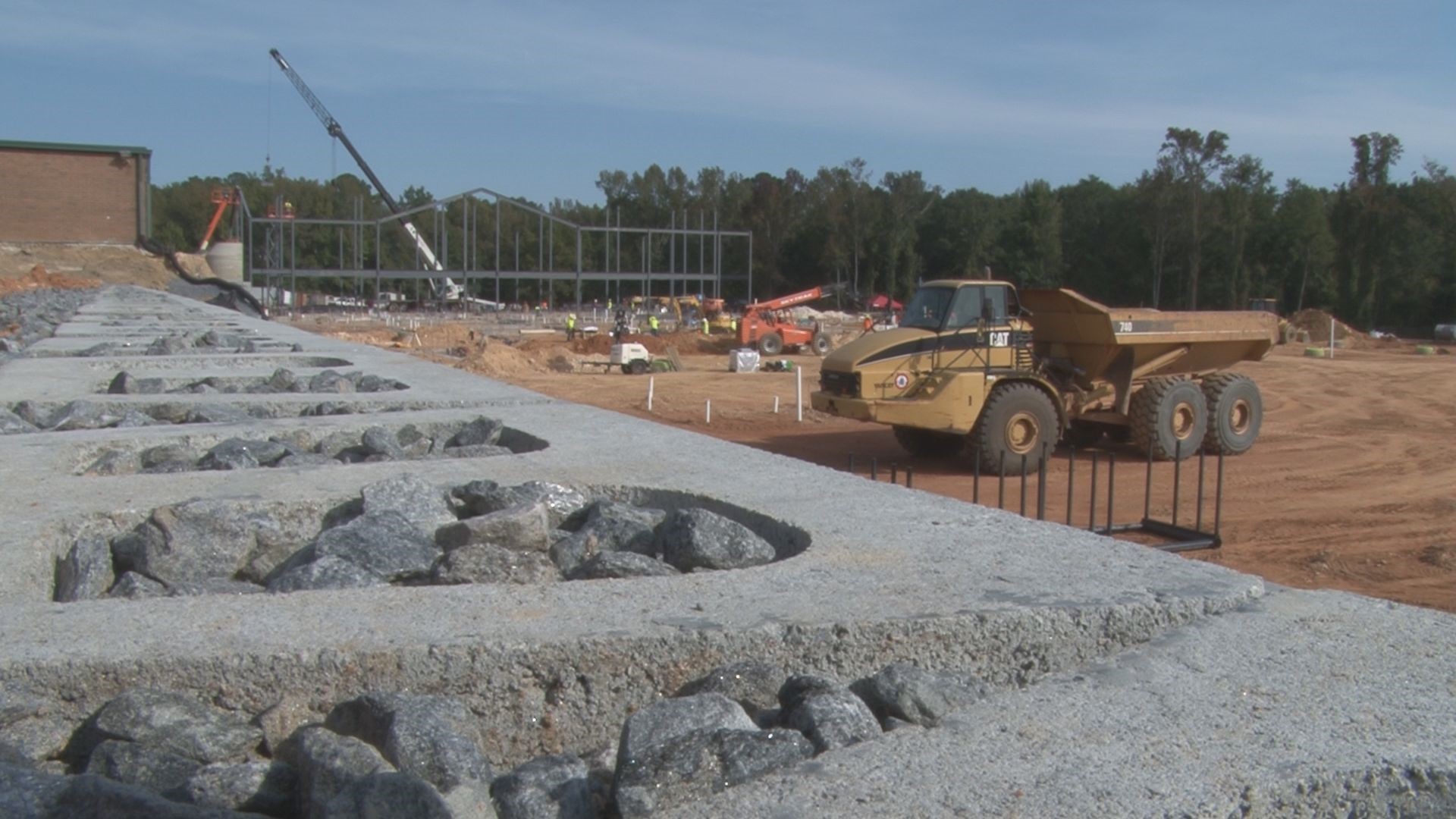 Superintendent Brent Lowe says it will be a two-story building with a new gymnasium that will serve about 750 middle and high school students.