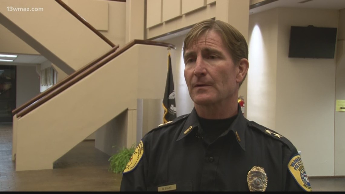 Warner Robins Police Chief Brett Evans announces abrupt 