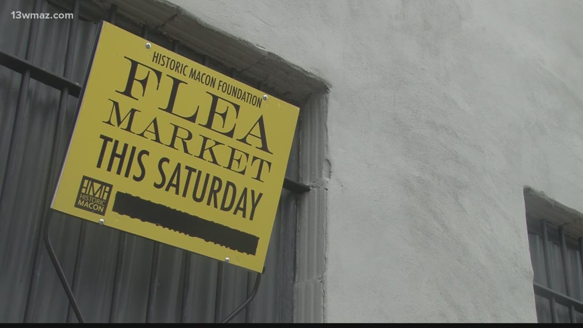 The flea market helps fund Historic Macon so they can carry out their mission to revitalize communities by preserving architecture and sharing history.
