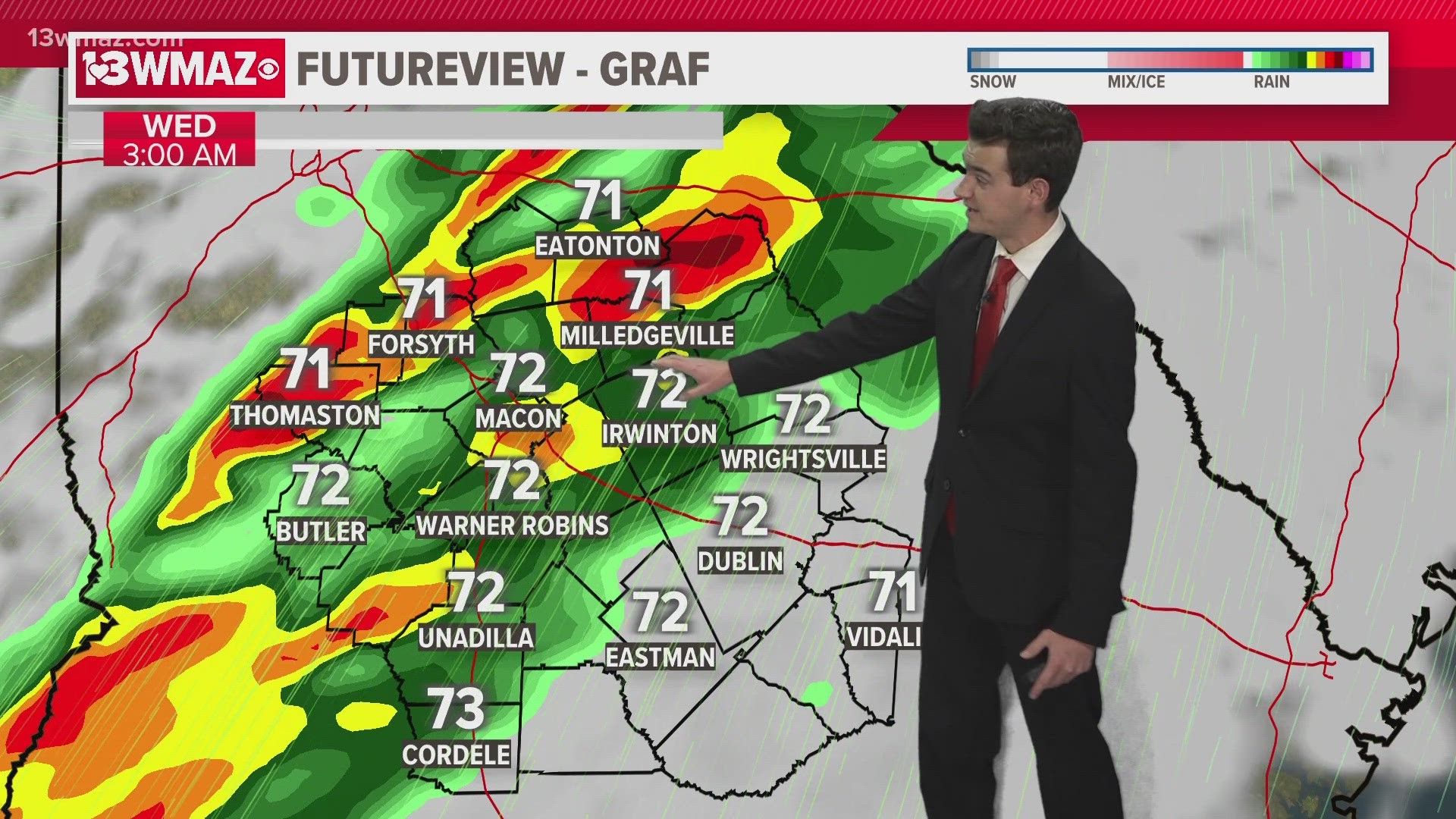 An update on tonight's severe weather potential and timing