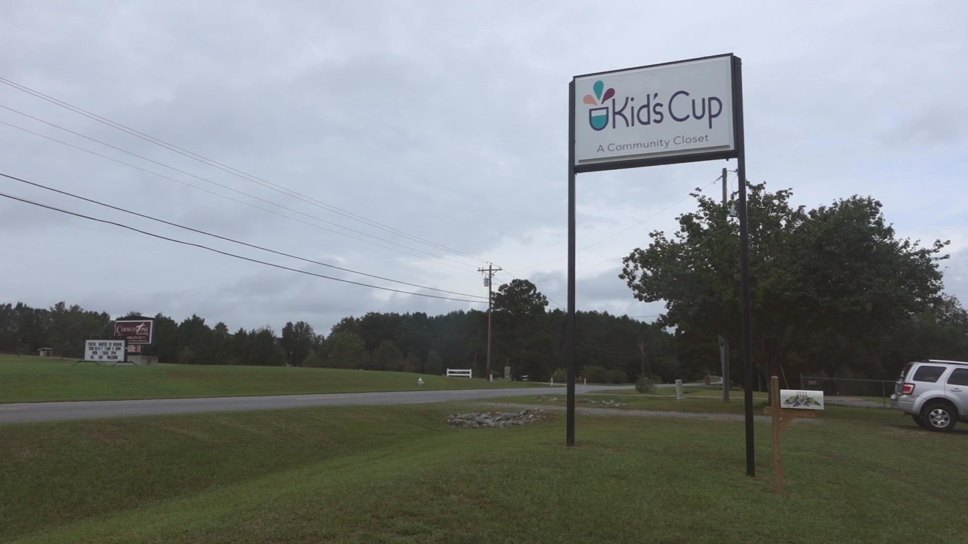 The Kid's Cup slogan is "loving neighbors, filling needs, and making friends."