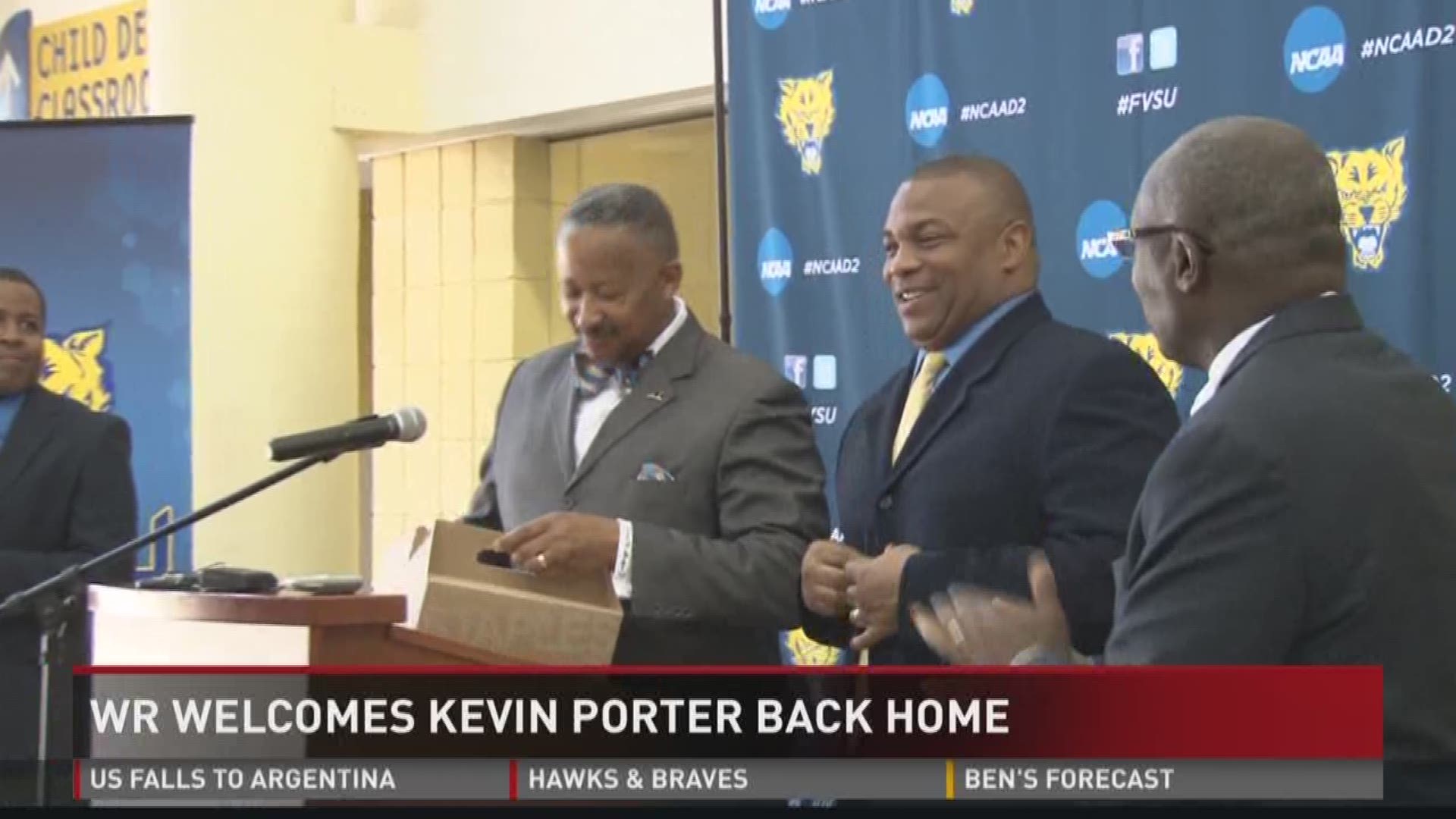 WR welcomes Kevin Porter back home