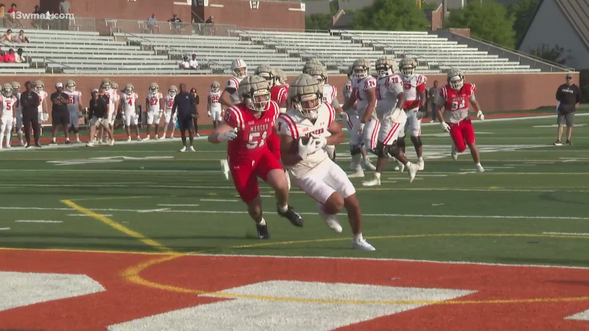 The Bears took the field on Saturday for the first time since their SoCon championship winning season, giving fans a taste of Mercer football once again.