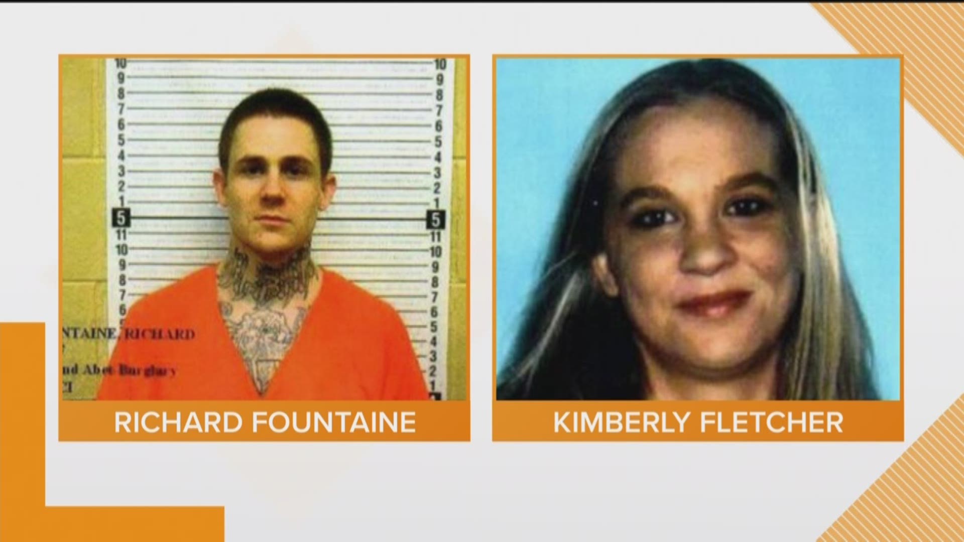 Richard Fountaine escaped from a prison in Wyoming, and Kimberly Fletcher helped him.