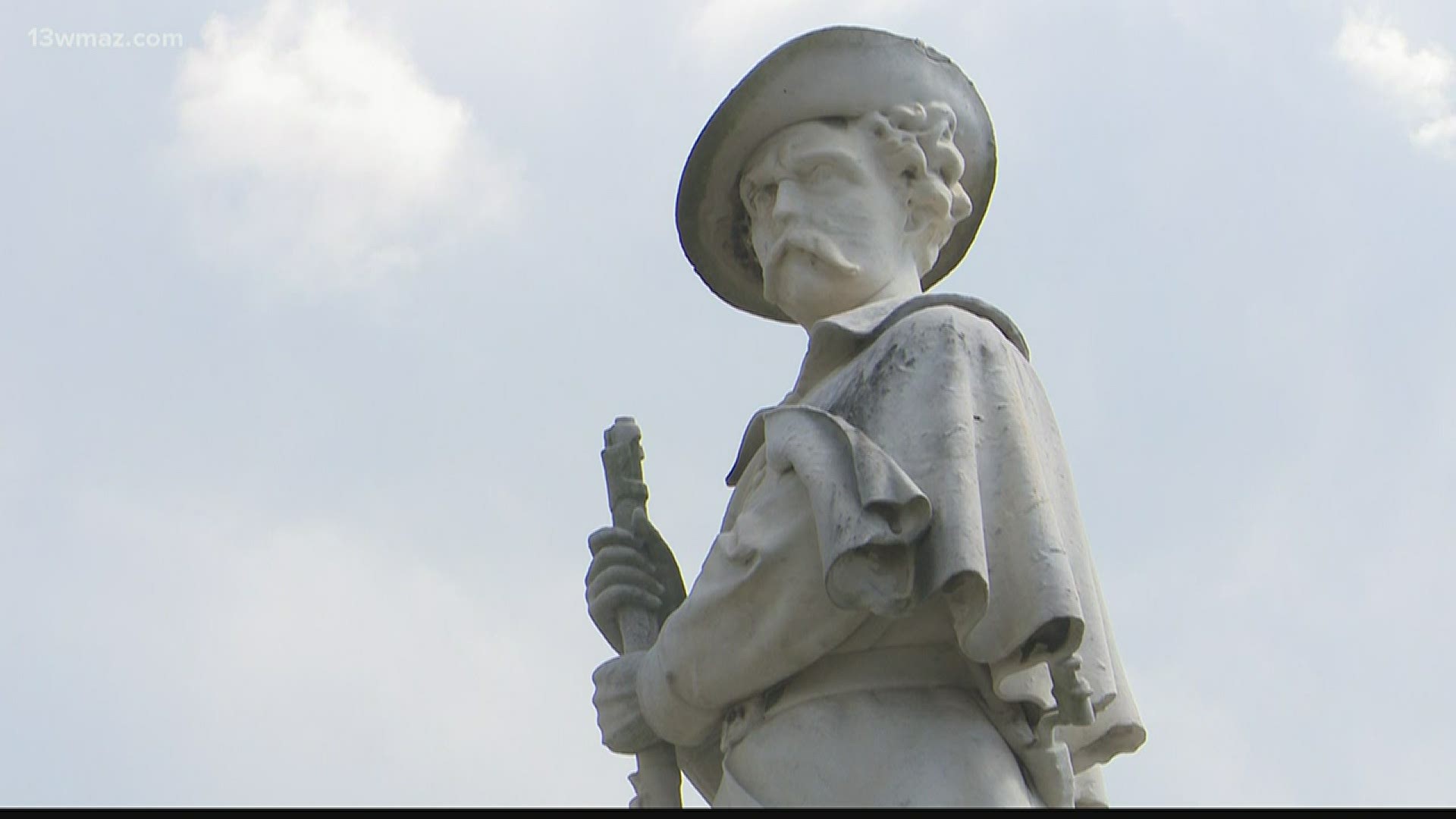 Some say now is time for the confederate monument at the corner of Second Street and Cotton Avenue to go, but state law will make that tough.