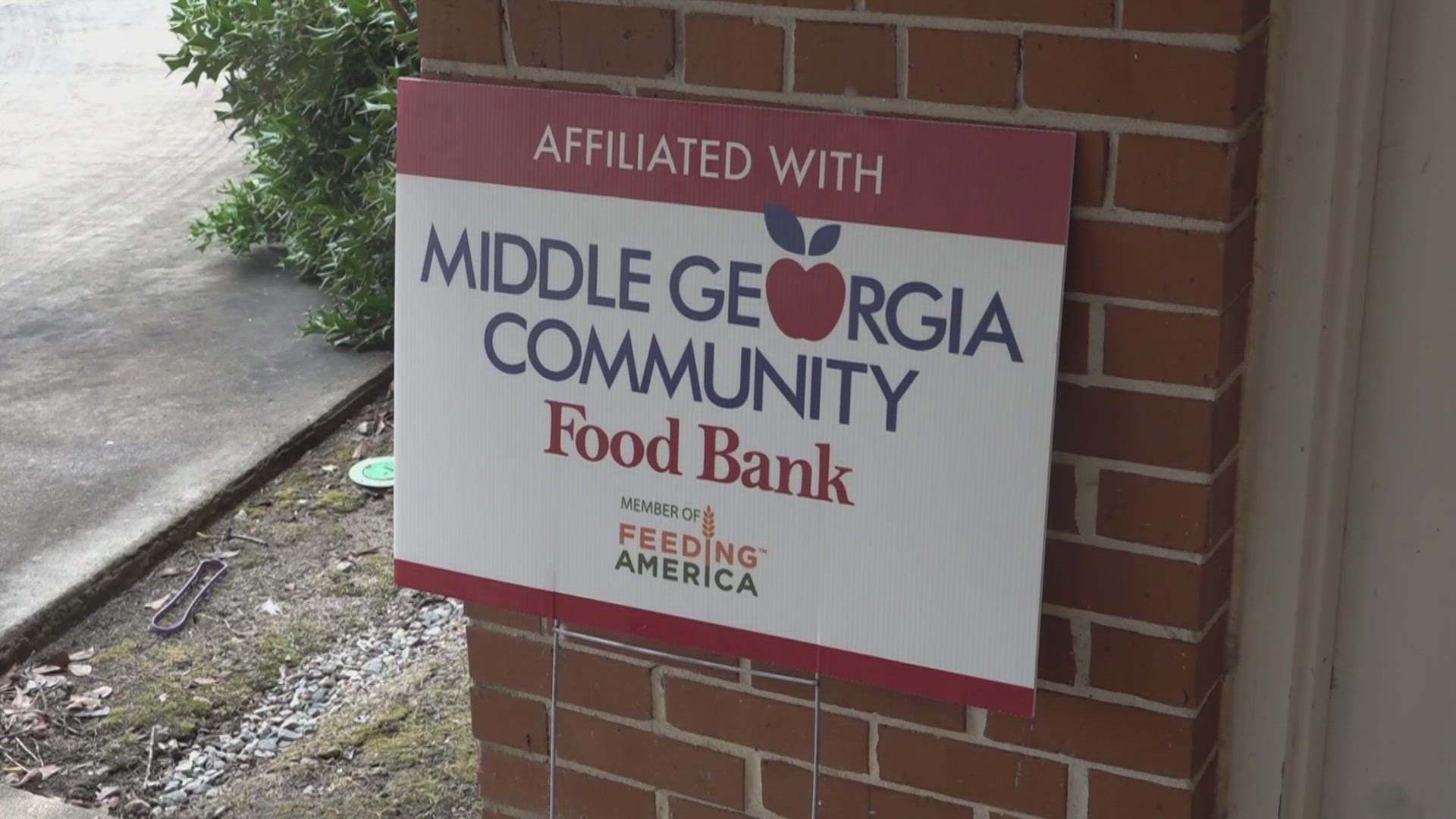 Once the food drive is complete, with the help of the Middle Georgia Community Food Bank, donations are placed in the hands of those in need.