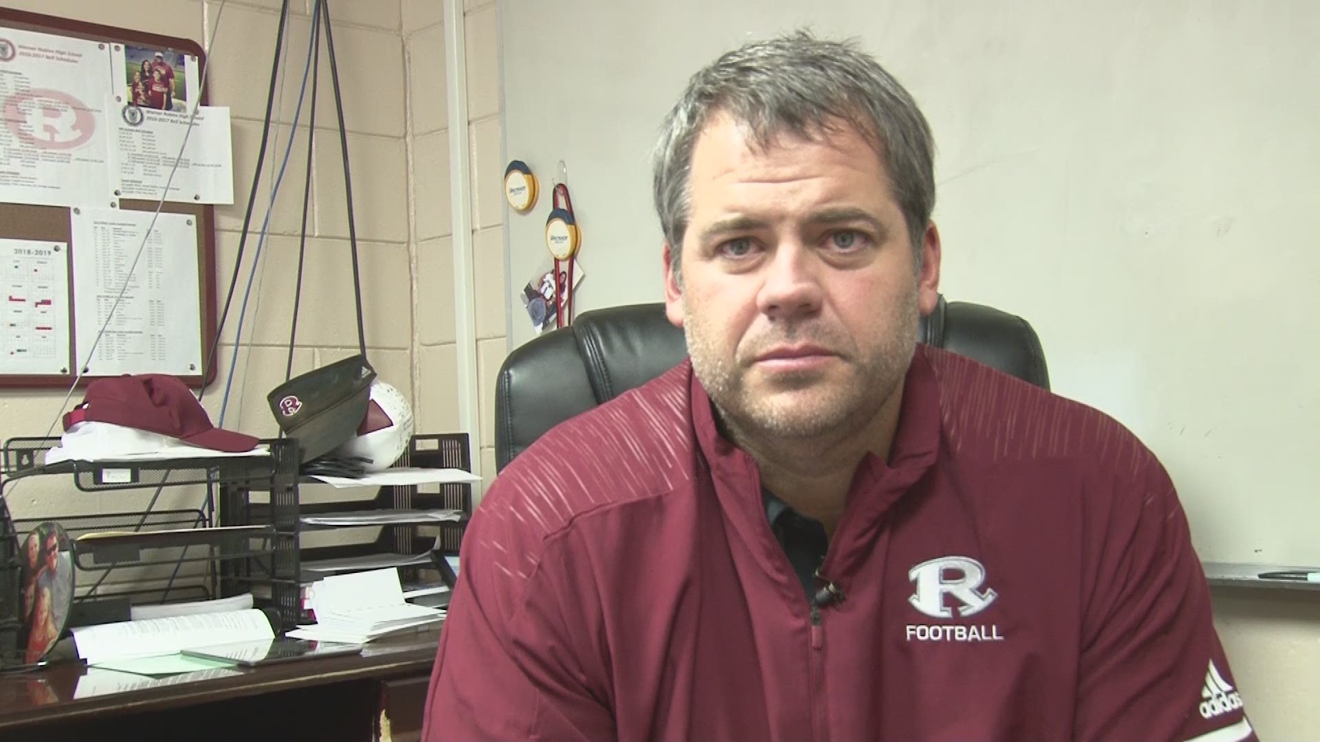 Warner Robins coach Mike Chastain explains controversial play