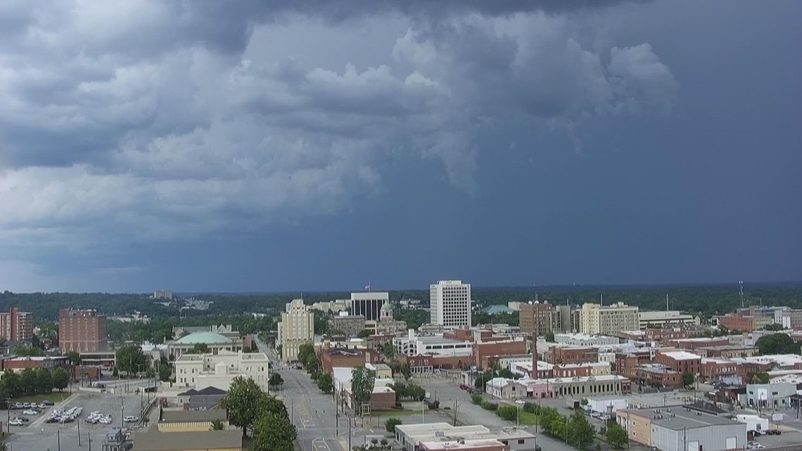 WATCH Storms rumble through Macon on Memorial Day