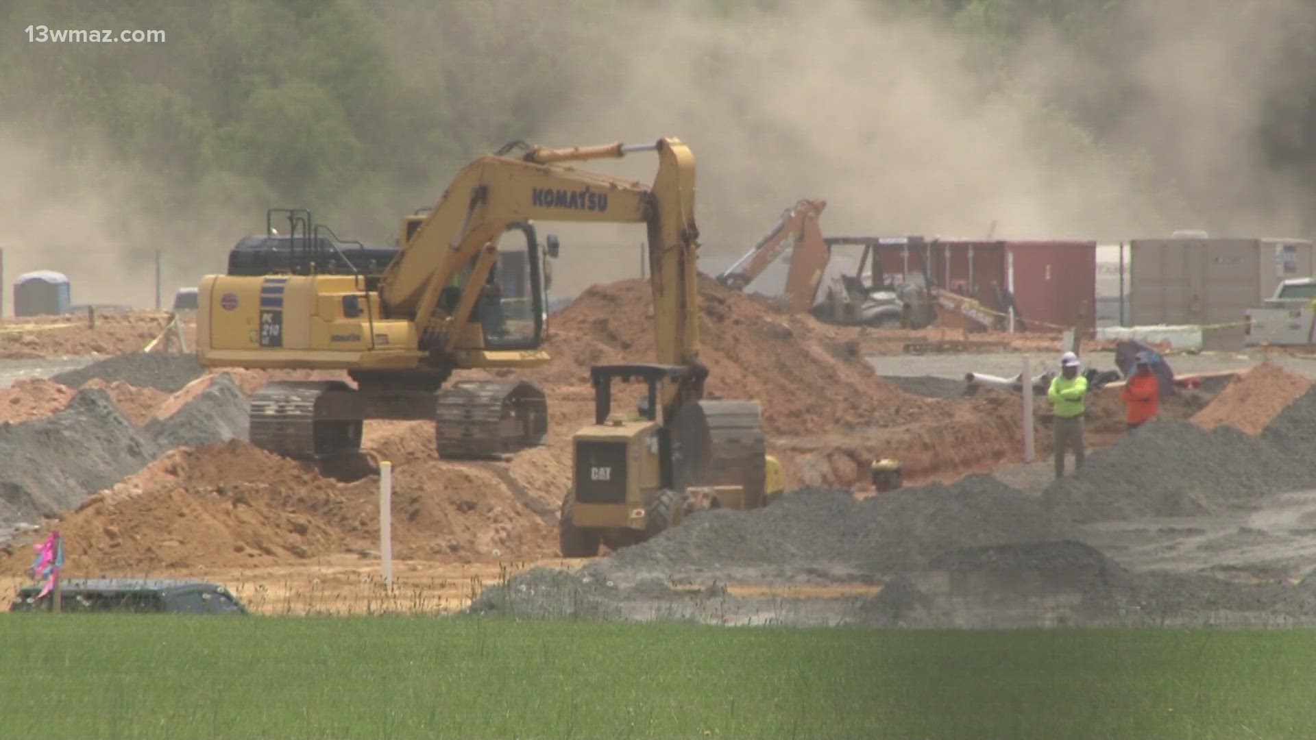 Gov. Brian Kemp's office announced the expansion Thursday. Hours later, construction crews were already working to clear land.