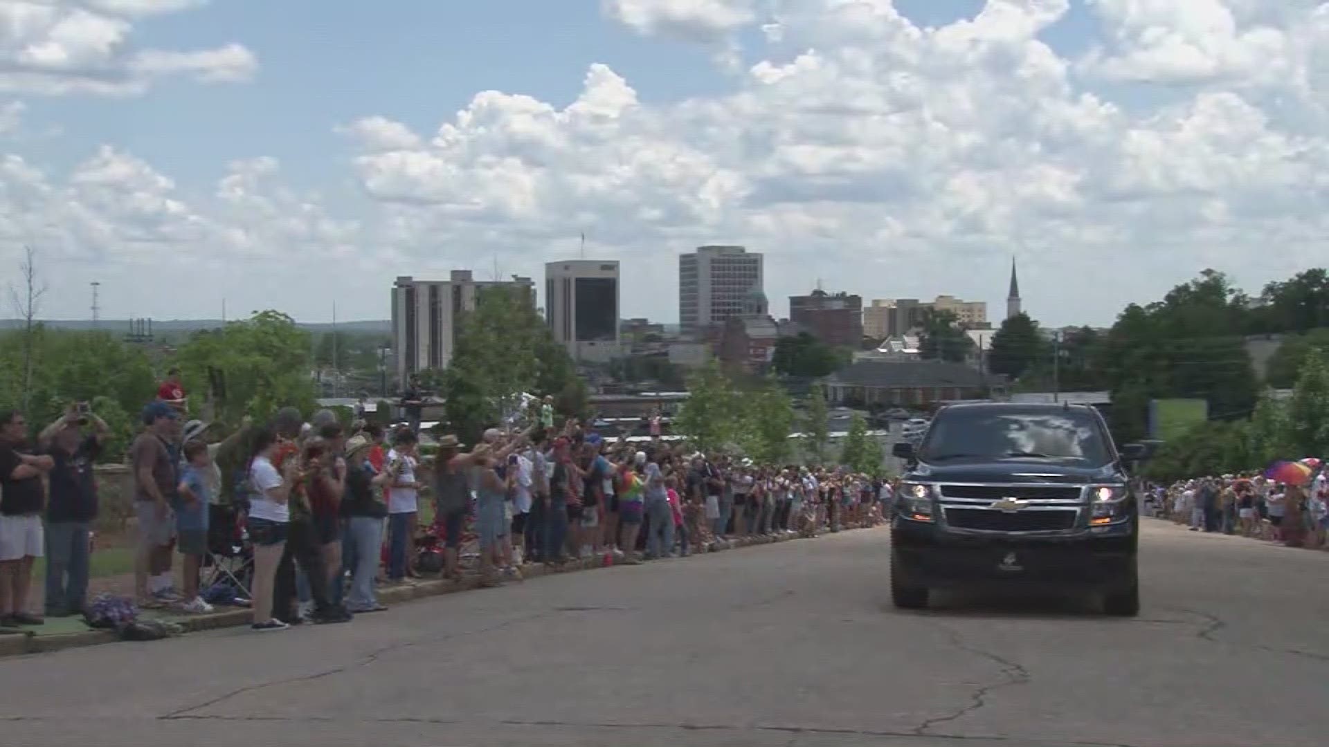 Gregg Allman funeral procession