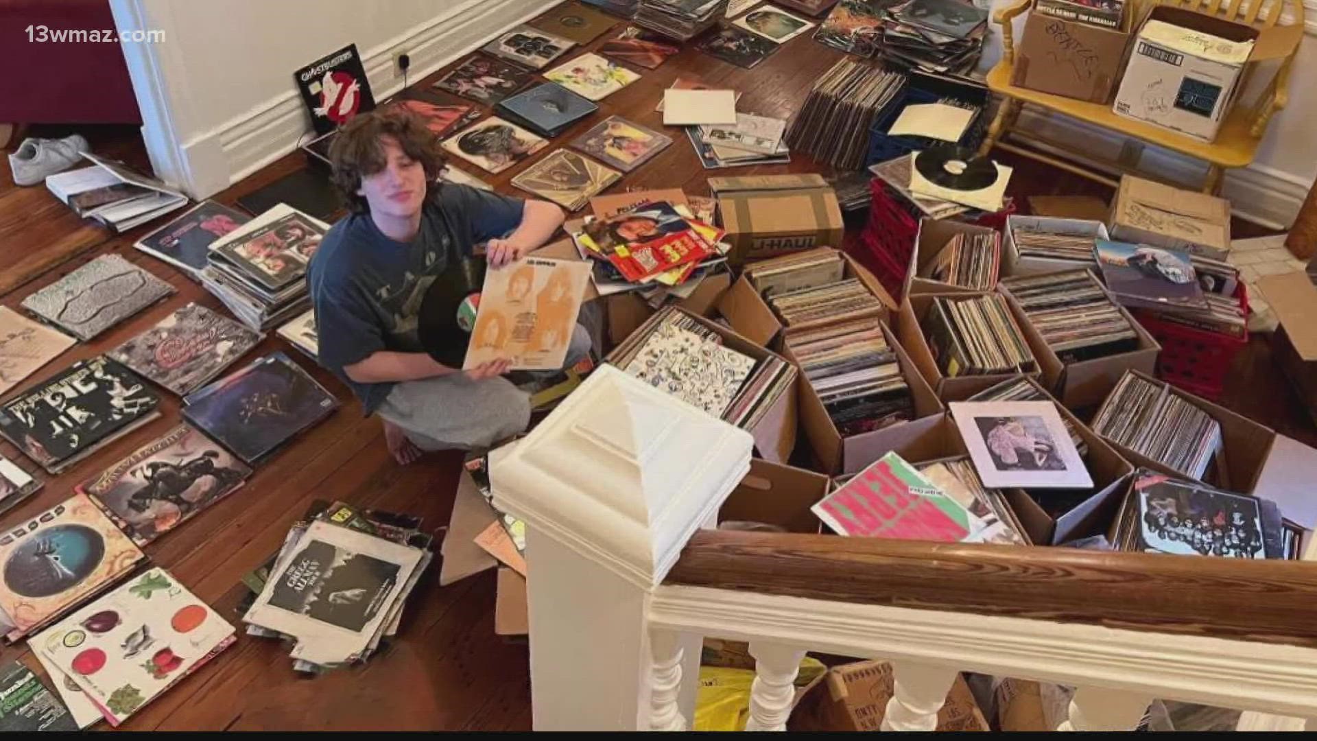 Noah Silver creates videos dedicated to vinyl records and posts them on TikTok. He's gained more than 90,000 followers and is opening a store in Mercer Village.