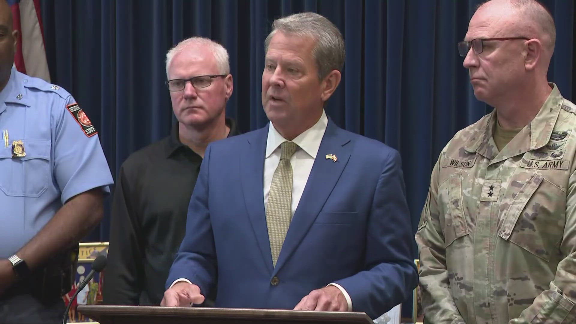 President Joe Biden will visit Georgia today and Gov. Brian Kemp gave an update as leaders continue to highlight recovery efforts in Georgia.