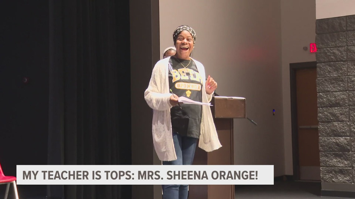 My Teacher is Tops | Mrs. Sheena Orange preparing Dodge County